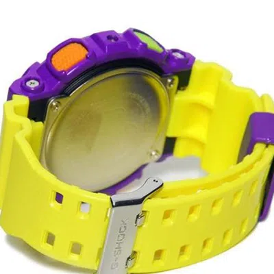 Casio G-shock Analog-digital 'purple' In Yellow