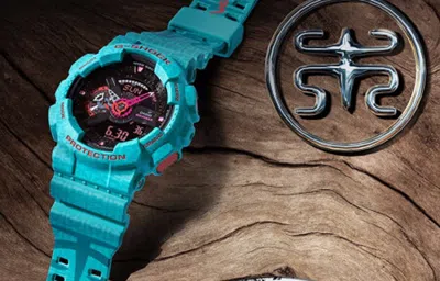 Casio G-shock Analog-digital 'green Blue'