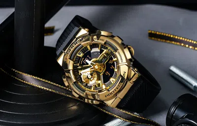 Casio G-shock Analog-digital 'black Gold'