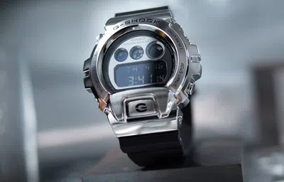 Casio G-shock Digital 'black Silver'