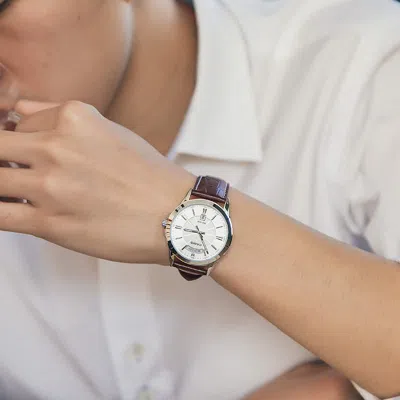 Casio Enticer Simplistic Leatherband Quartz Men's Mens Brown Analog