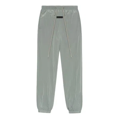 Essentials Fear Of God  Ss24 Crinkle Nylon Track Pant 'seal' In Gray