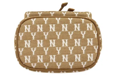 Mlb Retro Full Print Series Ny New York Yankees Drawstring Shoulder Messenger Bag Khaki