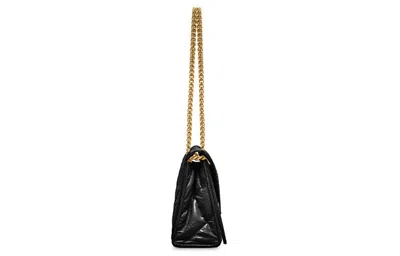 Balenciaga Hourglass S Quilted Shoulder Bag In Schwarz