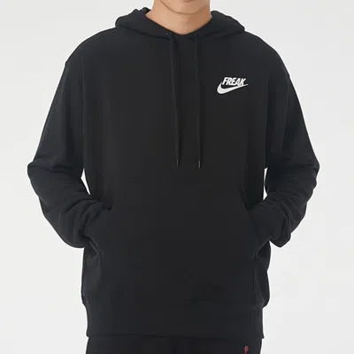 Nike Giannis Solid Color Pullover Hoodie 'black'