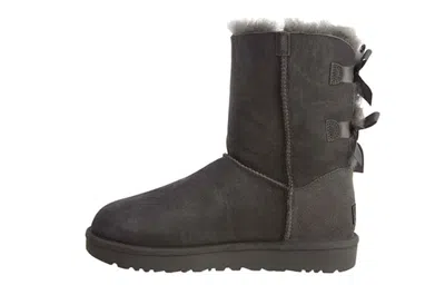 Ugg (wmns)  Mini Bailey Bow Ii Boot Fleece Lined Gray
