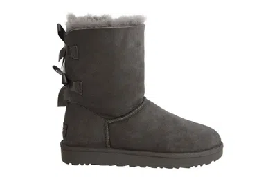 Ugg (wmns)  Mini Bailey Bow Ii Boot Fleece Lined Gray