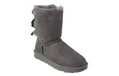 Ugg (wmns)  Mini Bailey Bow Ii Boot Fleece Lined Gray