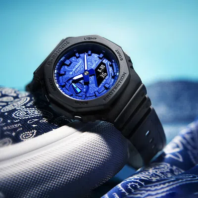 Casio G-shock Analog-digital 'black Blue'