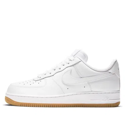 Nike White Gum Air Force 1 '07 Sneakers In White