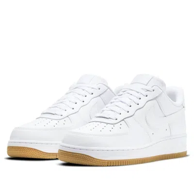 Nike White Gum Air Force 1 '07 Sneakers In White