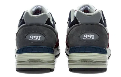 New Balance 991 Made In England 'navy Burgundy' In Multi