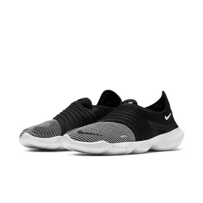 Nike (wmns)  Free Rn Flyknit 3.0 Black/grey In Multi