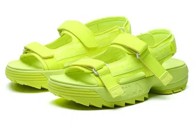 Fila (wmns)  Disruptor Sports Sandals Gs Yellow