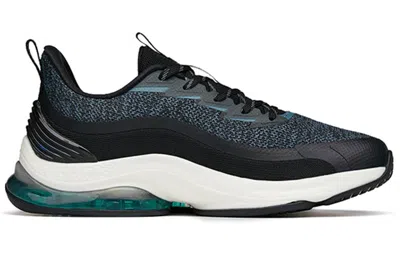 Anta Running Series Sneakers 'black Blue Grey Mesh'
