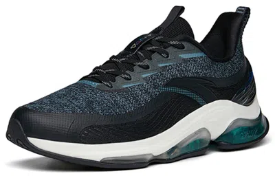 Anta Running Series Sneakers 'black Blue Grey Mesh'