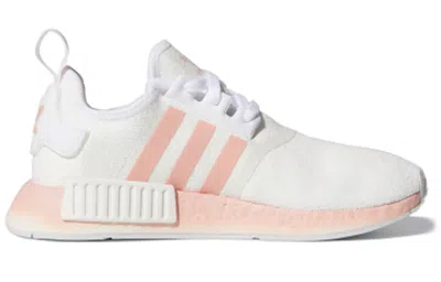 Adidas Originals (wmns) Adidas Nmd_r1 'white Vapour Pink' In Multi