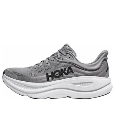 Hoka Outdoor Shoe Men Bondi 8 Sharkskin/harbor Mist In Gray