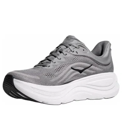 Hoka Outdoor Shoe Men Bondi 8 Sharkskin/harbor Mist In Gray