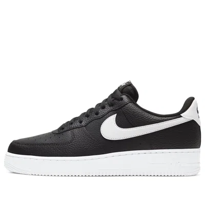 Nike Air Force 1 07 Sneakers In Black Leather