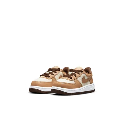 Nike (td)  Force 1 Qs 'acorn' In Brown