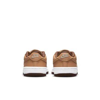 Nike (td)  Force 1 Qs 'acorn' In Brown