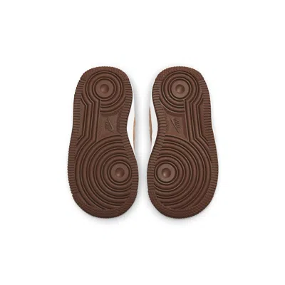 Nike (td)  Force 1 Qs 'acorn' In Brown