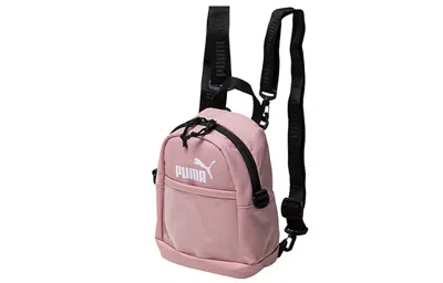 Puma Core Mini Backpack 'pink Black' In Multi