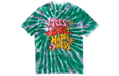 Converse X Joe Freshgoods Tie Dye T-shirt 'evergreen' In Green