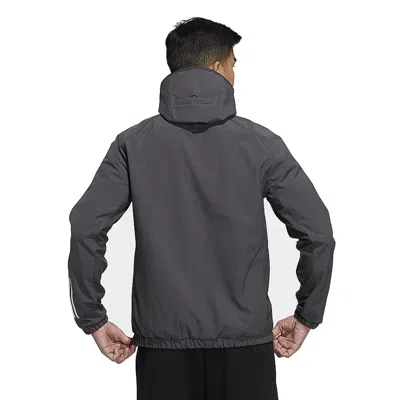 Adidas Originals Adidas Id 2.0 Warm Windbreaker Jacket 'grey' In Gray