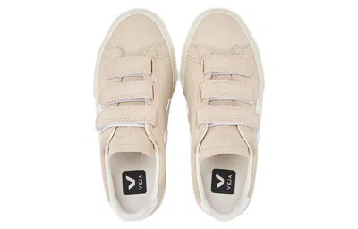 Veja Recife Lace-up 'white Beige' In Pink