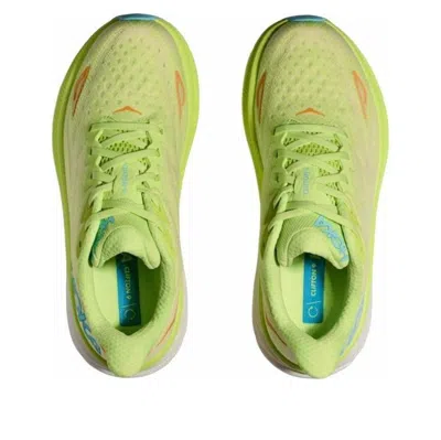 Hoka (wmns)  One One Clifton 9 Wide 'citron' In Green
