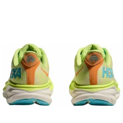 Hoka (wmns)  One One Clifton 9 Wide 'citron' In Green