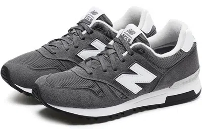 New Balance 565 Shoes 'grey White' In Gray