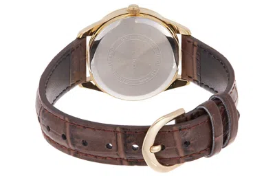 Casio Quartz Waterproof Brown Analog