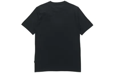 Converse Alphabet Logo Printing Round Neck Short Sleeve Black