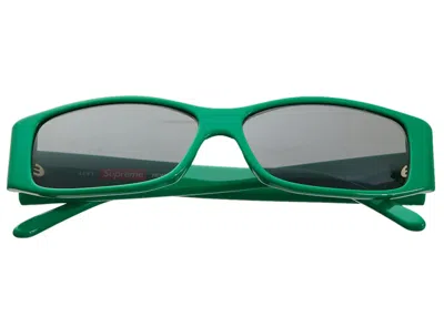 Pre-owned Supreme Levy Sunglasses In Green