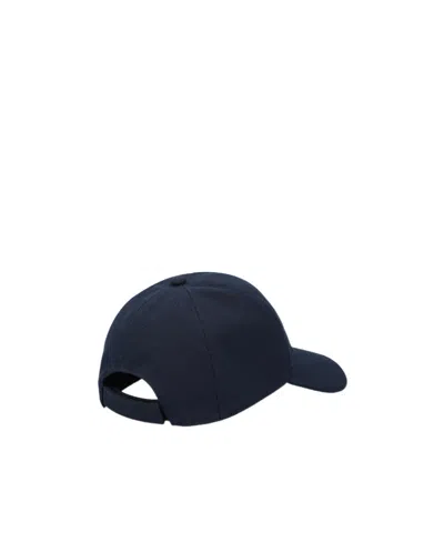 Fendi Logo Patch Baseball Cap In Blue