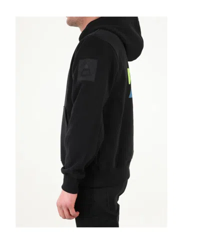 The North Face Logo Printed Drawstring Hoodie In Black