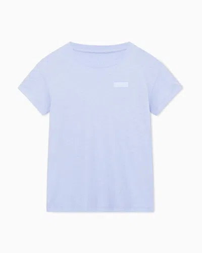 Armani Exchange Relaxed Fit T-shirts In Blue