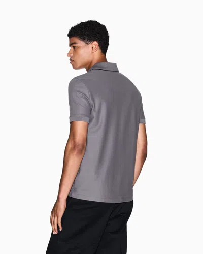 Armani Exchange Polo Shirts In Gray