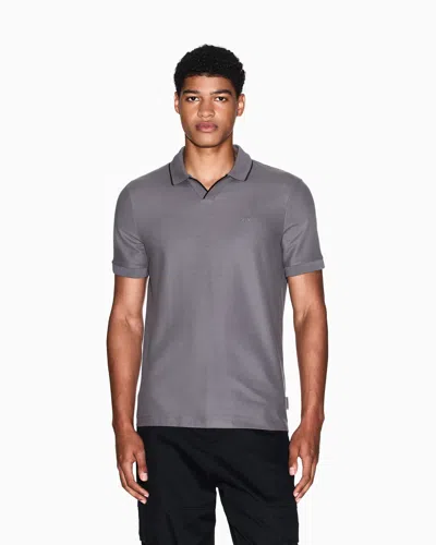 Armani Exchange Polo Shirts In Gray