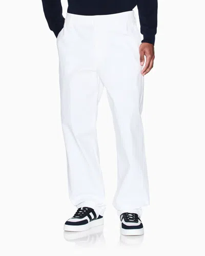 Armani Exchange Multi-pocket Backpack In White