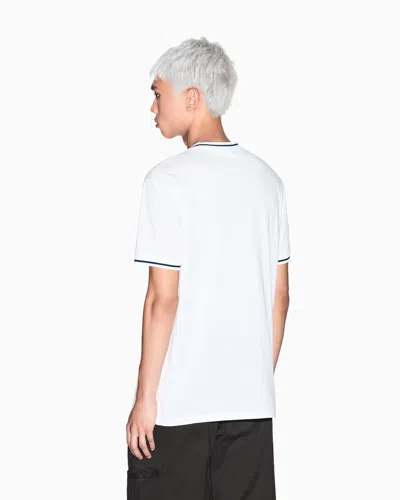 Armani Exchange Regular Fit T-shirts In White