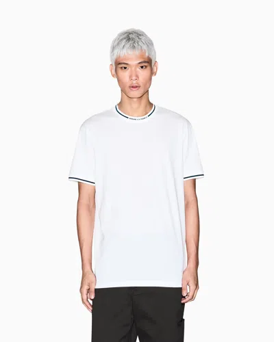 Armani Exchange Regular Fit T-shirts In White