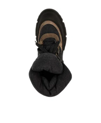 Brunello Cucinelli Two-tone Panelled Ankle Boots