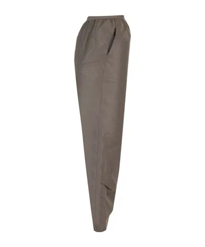 Rick Owens Pillar Cady High-waist Maxi Skirt In Brown