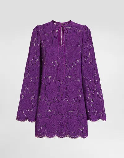 Dolce & Gabbana Cordonetto Lace Short Dress