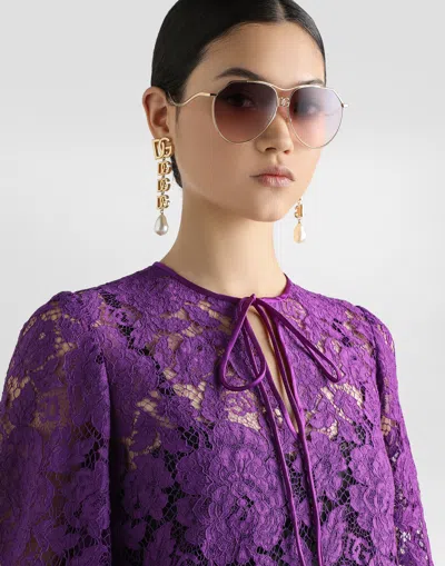 Dolce & Gabbana Cordonetto Lace Short Dress