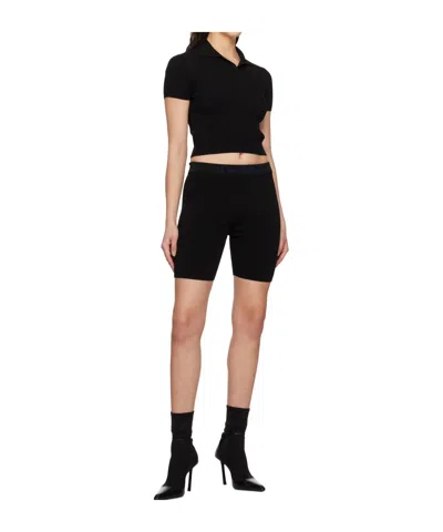 Juunj Logo Sports Shorts In Black